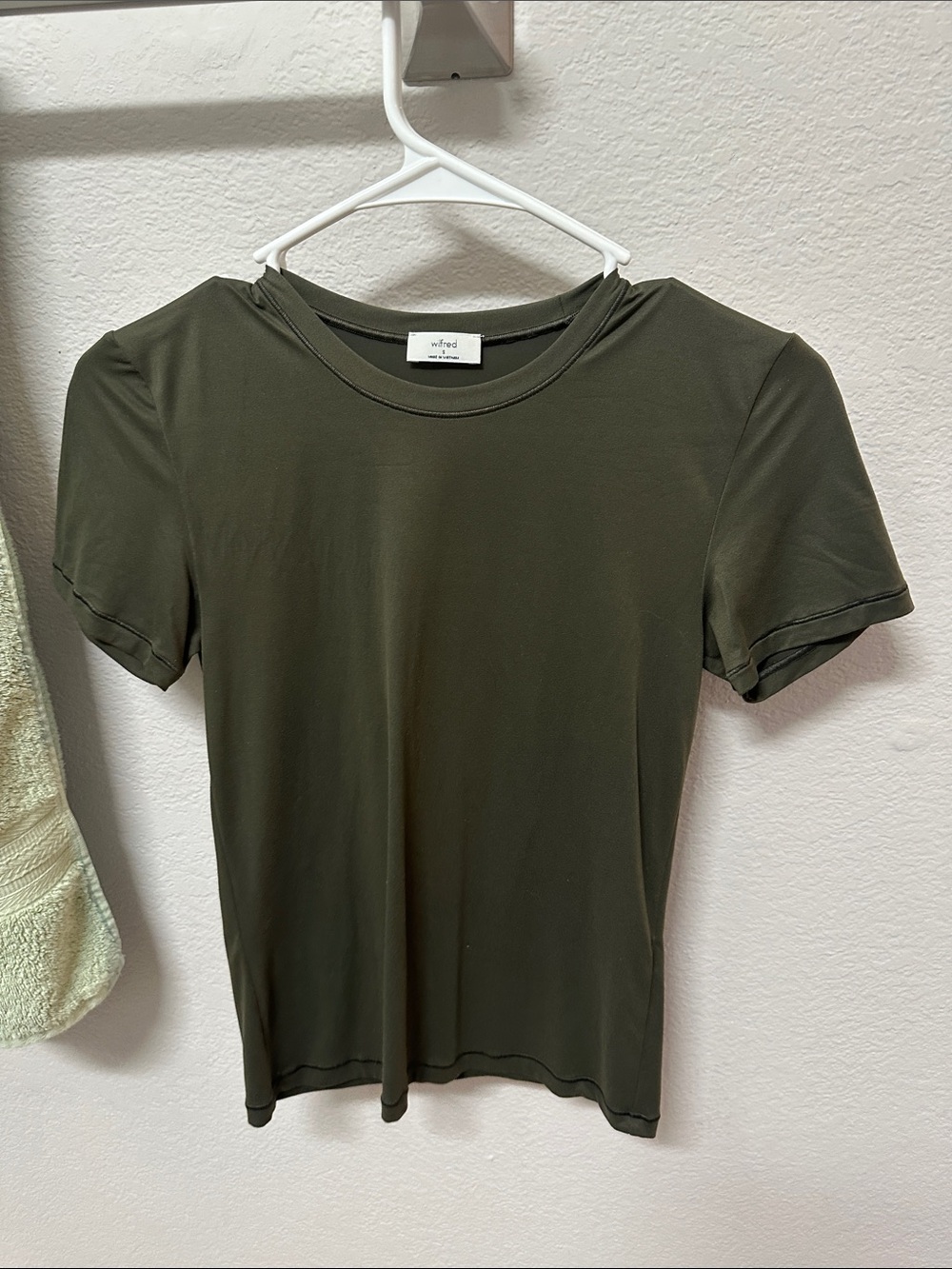Olive Short Sleeve Crewneck Tee
